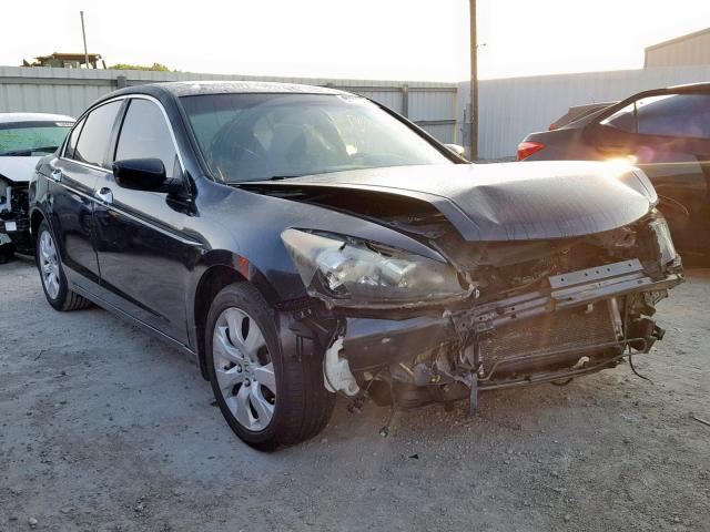 1HGCP36848A080868 - 2008 HONDA ACCORD EXL BLACK photo 1