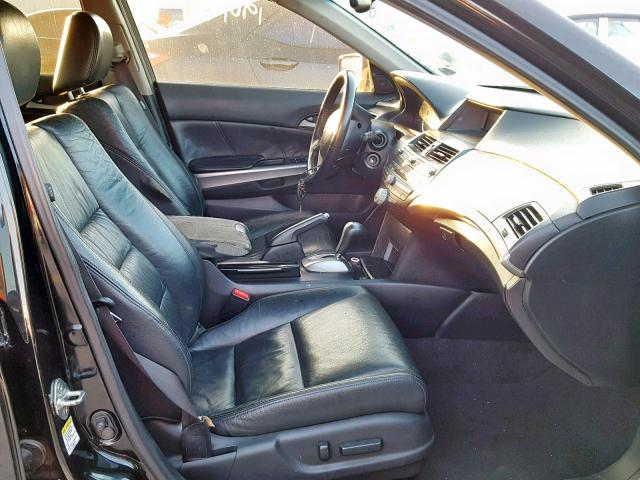 1HGCP36848A080868 - 2008 HONDA ACCORD EXL BLACK photo 5