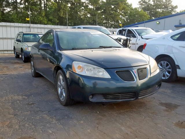 1G2ZH18N174116398 - 2007 PONTIAC G6 GT GREEN photo 1