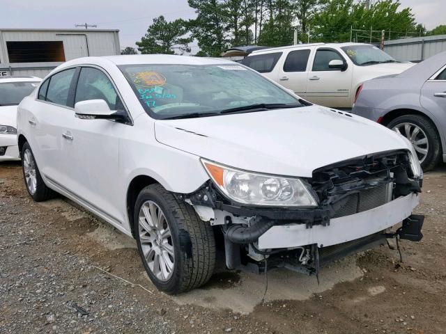 1G4GC5E30DF229802 - 2013 BUICK LACROSSE WHITE photo 1