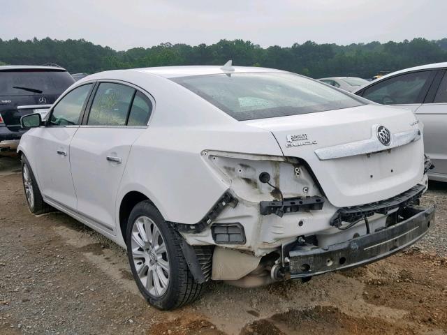 1G4GC5E30DF229802 - 2013 BUICK LACROSSE WHITE photo 3