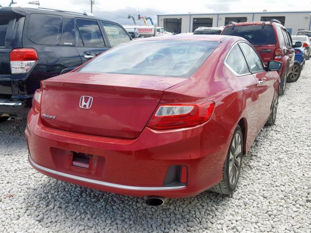 1HGCT1B36EA006910 - 2014 HONDA ACCORD LX- RED photo 4