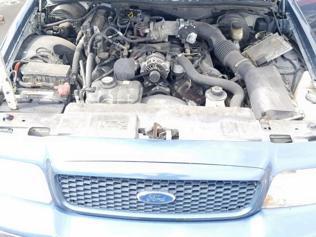 2FAFP71W67X133686 - 2007 FORD CROWN VICT BLUE photo 7