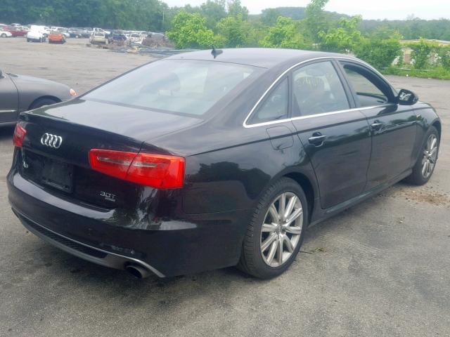 WAUHGAFC2CN156597 - 2012 AUDI A6 PRESTIG BLACK photo 4