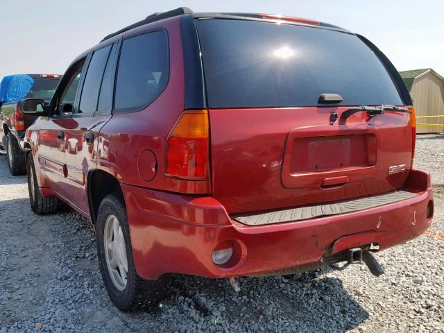 1GKDS13S042439549 - 2004 GMC ENVOY MAROON photo 3