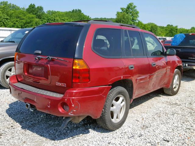 1GKDS13S042439549 - 2004 GMC ENVOY MAROON photo 4