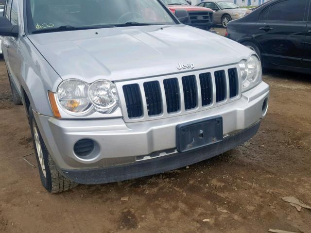 1J8GR48K87C667627 - 2007 JEEP GRAND CHER SILVER photo 9