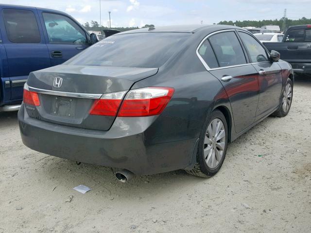 1HGCR2F87DA192840 - 2013 HONDA ACCORD EXL CHARCOAL photo 4