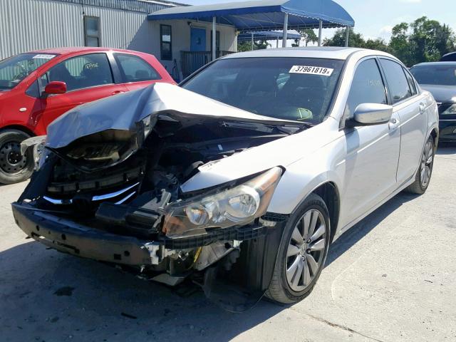 1HGCP2F80BA104701 - 2011 HONDA ACCORD EXL SILVER photo 2