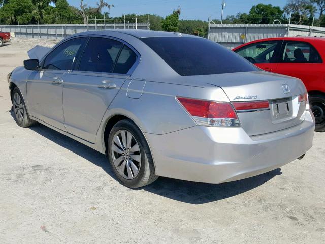 1HGCP2F80BA104701 - 2011 HONDA ACCORD EXL SILVER photo 3