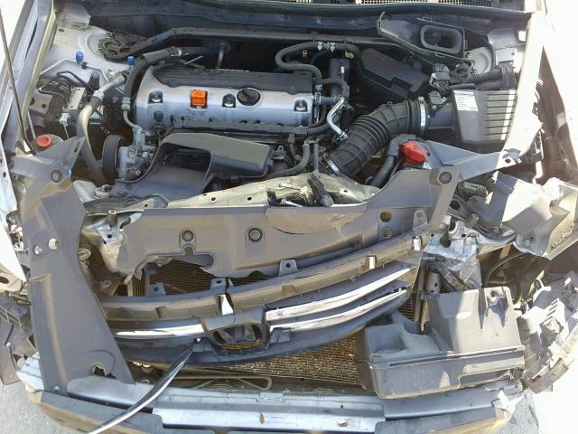 1HGCP2F80BA104701 - 2011 HONDA ACCORD EXL SILVER photo 7