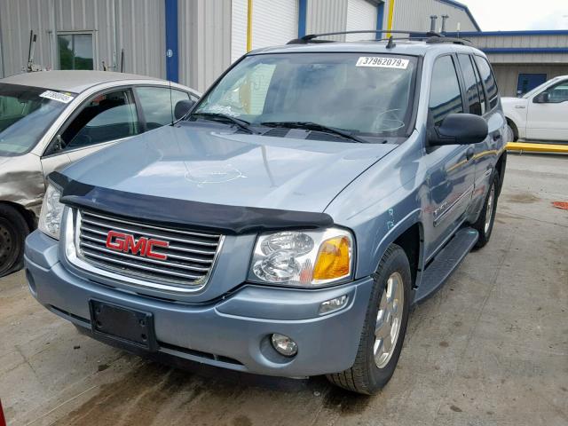 1GKDT13S462307412 - 2006 GMC ENVOY BLUE photo 2