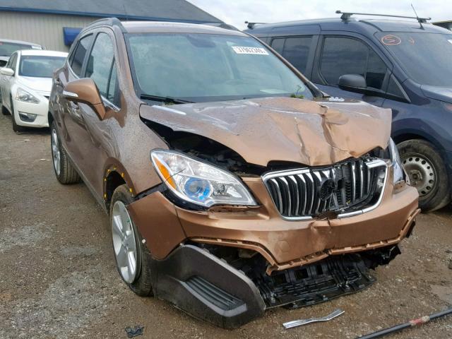 KL4CJASBXGB546960 - 2016 BUICK ENCORE BROWN photo 1