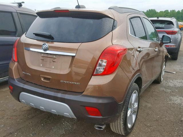 KL4CJASBXGB546960 - 2016 BUICK ENCORE BROWN photo 4