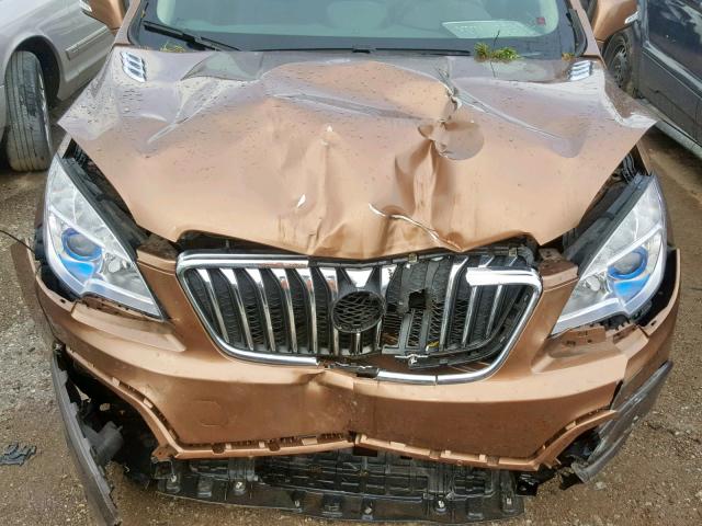 KL4CJASBXGB546960 - 2016 BUICK ENCORE BROWN photo 7