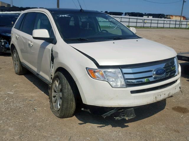 2FMDK38CX8BB11219 - 2008 FORD EDGE SEL WHITE photo 1