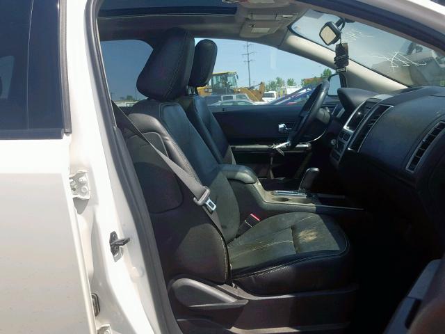 2FMDK38CX8BB11219 - 2008 FORD EDGE SEL WHITE photo 5