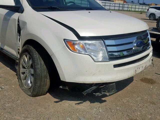 2FMDK38CX8BB11219 - 2008 FORD EDGE SEL WHITE photo 9