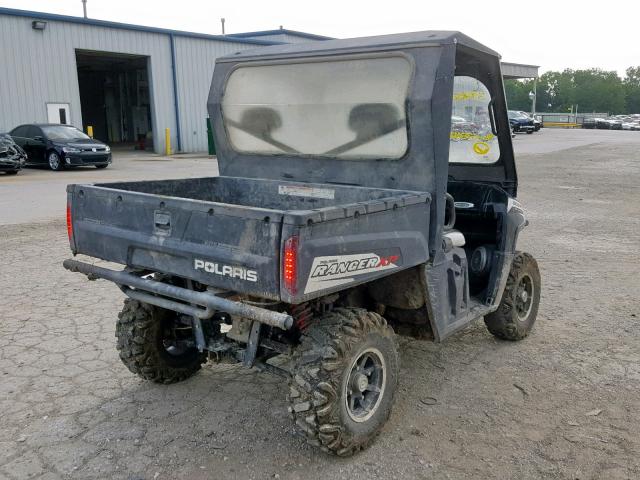 4XATH7EA6CE638428 - 2012 POLARIS RANGER 800 BLACK photo 4