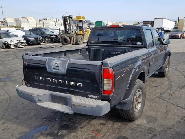 1N6ED29X84C476181 - 2004 NISSAN FRONTIER C BLACK photo 4