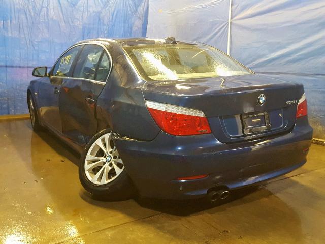 WBANV9C50AC139447 - 2010 BMW 535 XI BLUE photo 3