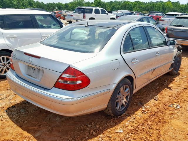 WDBUF65J63A369074 - 2003 MERCEDES-BENZ E 320 SILVER photo 4