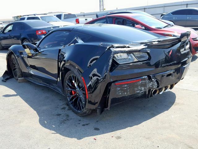 1G1YS2D65G5601806 - 2016 CHEVROLET CORVETTE 2 BLACK photo 3