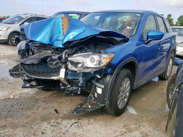 JM3KE2BE4D0150141 - 2013 MAZDA CX-5 SPORT BLUE photo 2