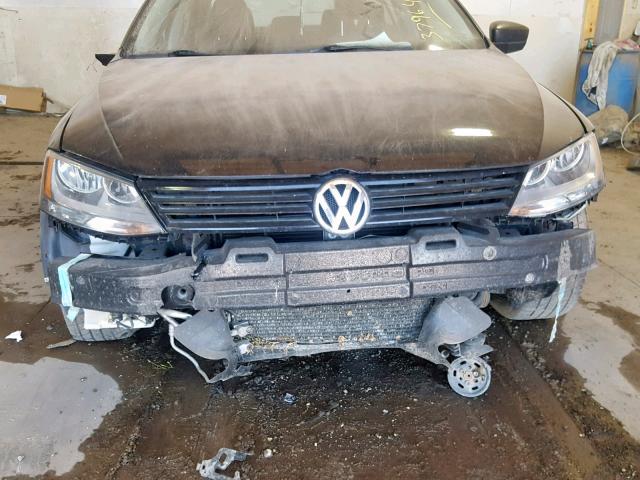 3VW2K7AJ7CM329120 - 2012 VOLKSWAGEN JETTA BASE BLACK photo 9