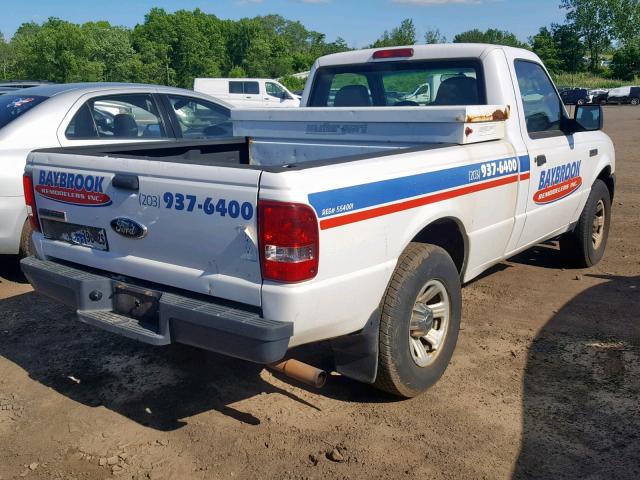 1FTYR11U08PA21269 - 2008 FORD RANGER WHITE photo 4