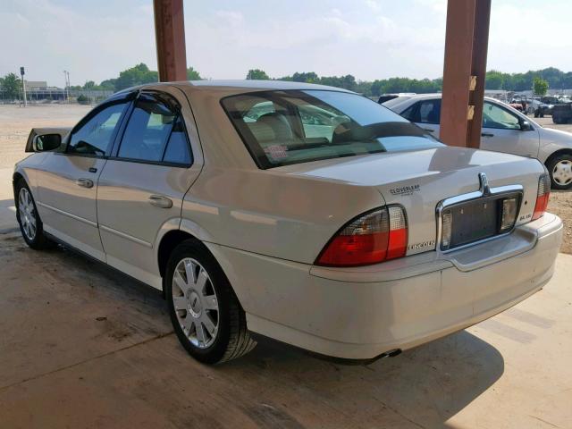 1LNHM87A54Y656718 - 2004 LINCOLN LS WHITE photo 3