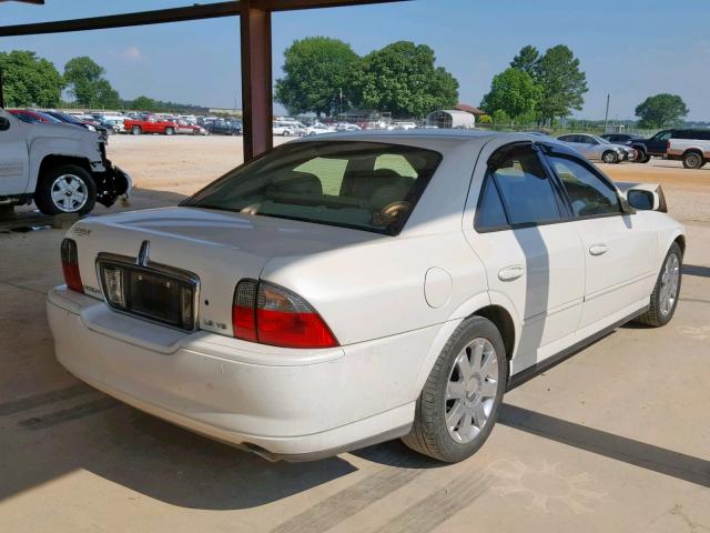 1LNHM87A54Y656718 - 2004 LINCOLN LS WHITE photo 4