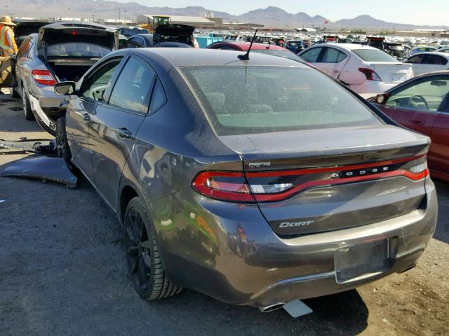 1C3CDFBB5GD750794 - 2016 DODGE DART SXT GRAY photo 3