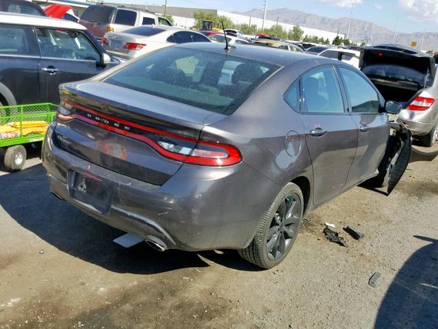 1C3CDFBB5GD750794 - 2016 DODGE DART SXT GRAY photo 4