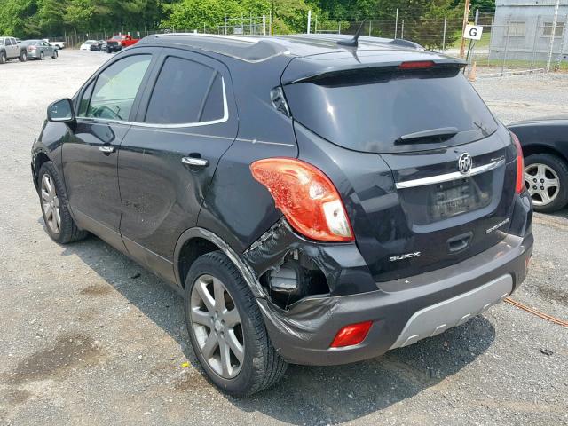 KL4CJCSB3DB066573 - 2013 BUICK ENCORE BLUE photo 3