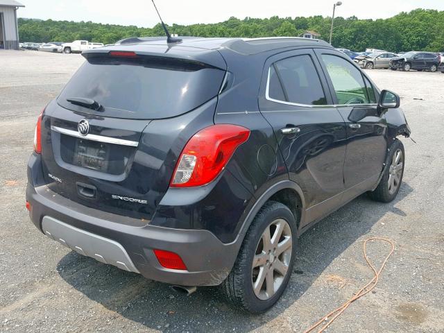 KL4CJCSB3DB066573 - 2013 BUICK ENCORE BLUE photo 4