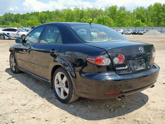 1YVHP80C575M36924 - 2007 MAZDA 6 BLACK photo 3