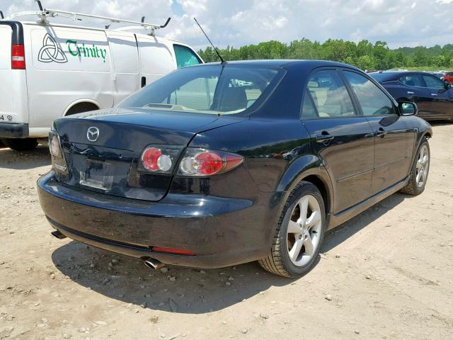 1YVHP80C575M36924 - 2007 MAZDA 6 BLACK photo 4