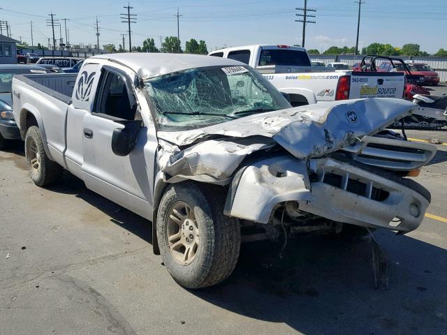 1D7HG32N83S106185 - 2003 DODGE DAKOTA SPO SILVER photo 1