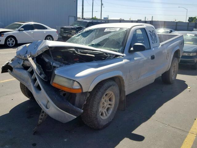 1D7HG32N83S106185 - 2003 DODGE DAKOTA SPO SILVER photo 2