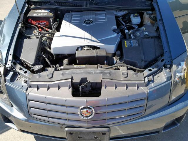 1G6DP567950159222 - 2005 CADILLAC CTS HI FEA BLUE photo 7