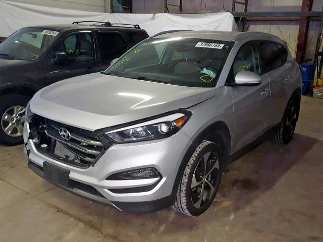 KM8J3CA21GU161128 - 2016 HYUNDAI TUCSON LIM SILVER photo 2