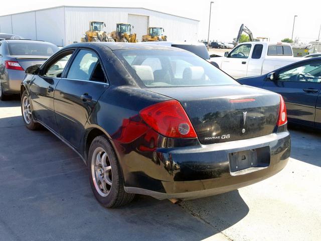 1G2ZF55B164290168 - 2006 PONTIAC G6 SE BLACK photo 3