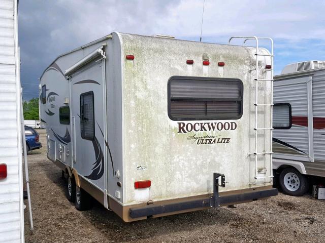 4X4FRLC21B1837216 - 2011 WILDWOOD ROCKWOOD WHITE photo 3