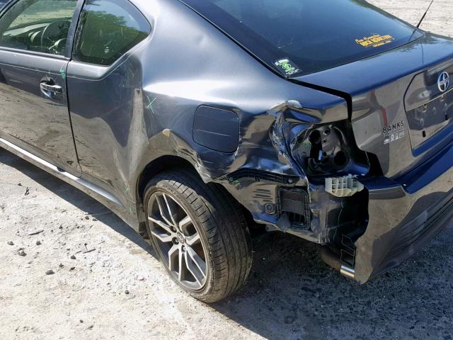JTKJF5C71F3089523 - 2015 TOYOTA SCION TC ნაცრისფერი ფოტო 9
