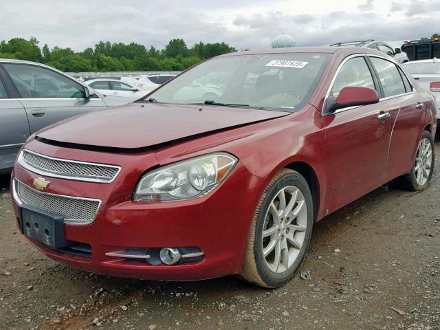 1G1ZK57B49F218208 - 2009 CHEVROLET MALIBU LTZ წითელი ფოტო 2