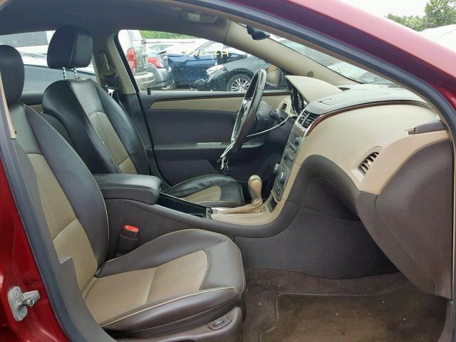 1G1ZK57B49F218208 - 2009 CHEVROLET MALIBU LTZ წითელი ფოტო 5