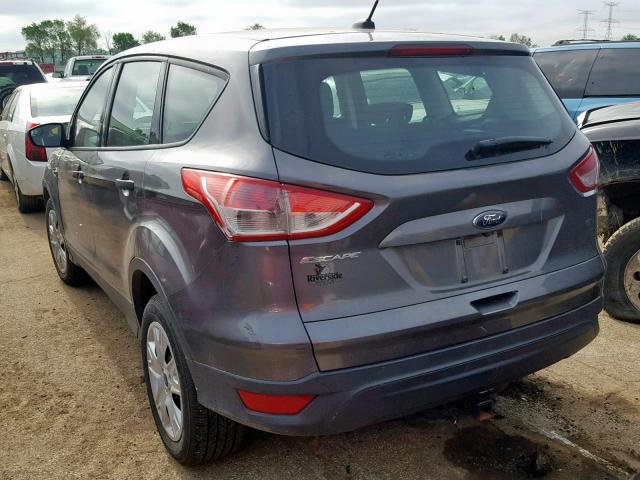 1FMCU0F71EUB57277 - 2014 FORD ESCAPE S GRAY photo 3