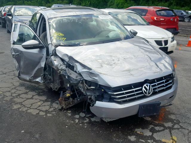 1VWBN7A34CC064330 - 2012 VOLKSWAGEN PASSAT SE SILVER photo 1