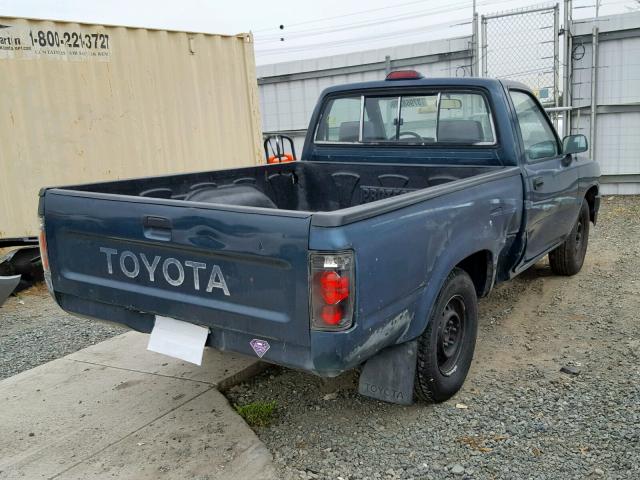 4TARN81A4RZ259335 - 1994 TOYOTA PICKUP 1/2 GREEN photo 4